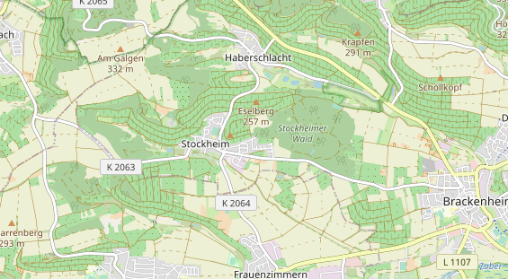 Monteurzimmer auf Karte