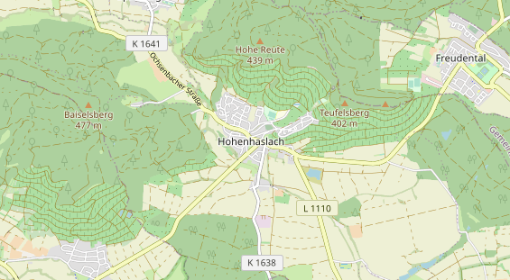 Monteurzimmer auf Karte