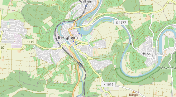 Monteurzimmer auf Karte
