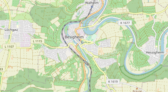 Monteurzimmer auf Karte