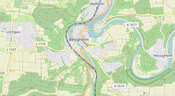 Monteurzimmer auf Karte