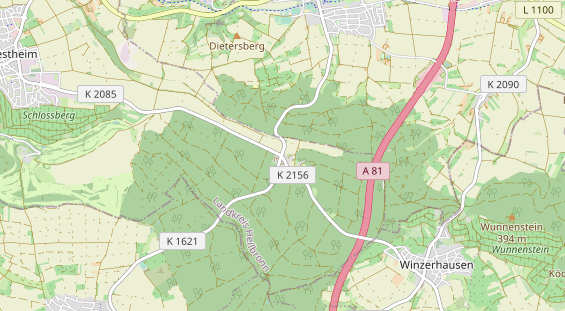 Monteurzimmer auf Karte