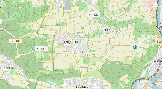 Monteurzimmer auf Karte