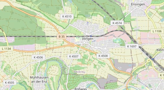 Monteurzimmer auf Karte
