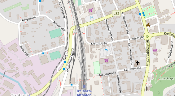Monteurzimmer auf Satellitenbild