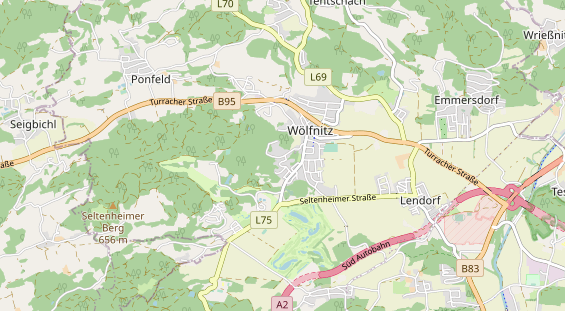 Monteurzimmer auf Karte