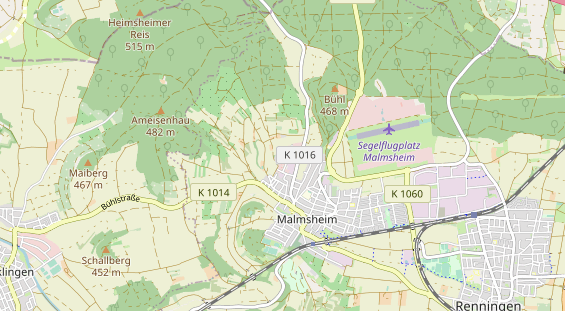 Monteurzimmer auf Karte