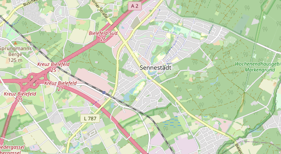 Monteurzimmer auf Karte