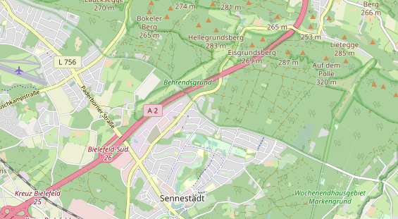 Monteurzimmer auf Karte