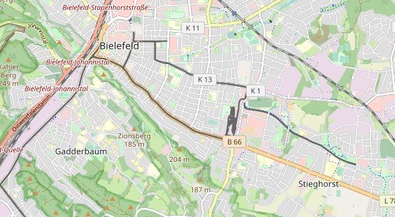 Monteurzimmer auf Karte