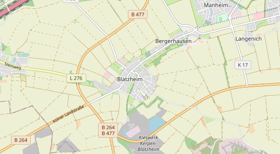 Monteurzimmer auf Karte