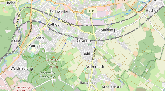 Monteurzimmer auf Karte