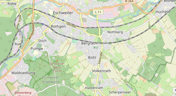 Monteurzimmer auf Karte