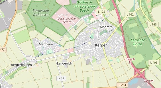 Monteurzimmer auf Karte