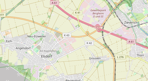 Monteurzimmer auf Karte