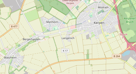 Monteurzimmer auf Karte