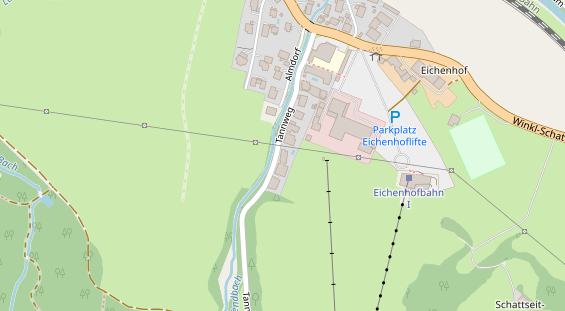 Monteurzimmer auf Satellitenbild