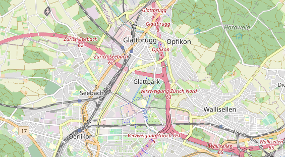 Monteurzimmer auf Karte