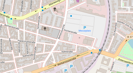 Monteurzimmer auf Karte