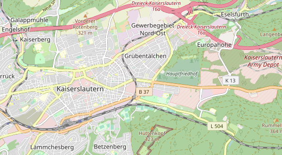 Monteurzimmer auf Karte