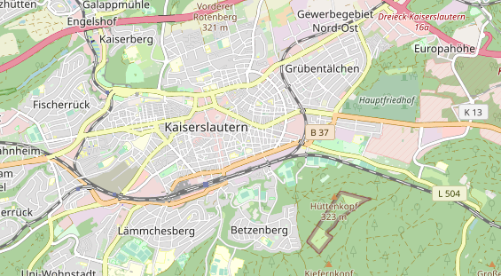 Monteurzimmer auf Karte