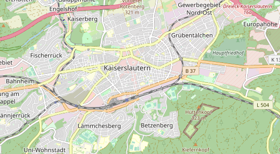 Monteurzimmer auf Karte