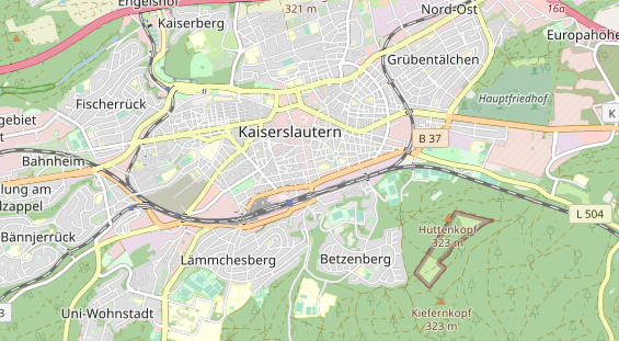 Monteurzimmer auf Karte