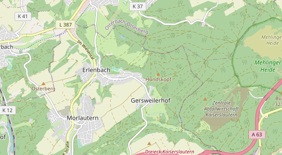 Monteurzimmer auf Karte