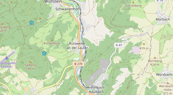 Monteurzimmer auf Karte