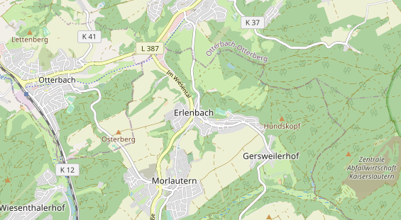 Monteurzimmer auf Karte