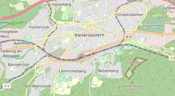 Monteurzimmer auf Karte