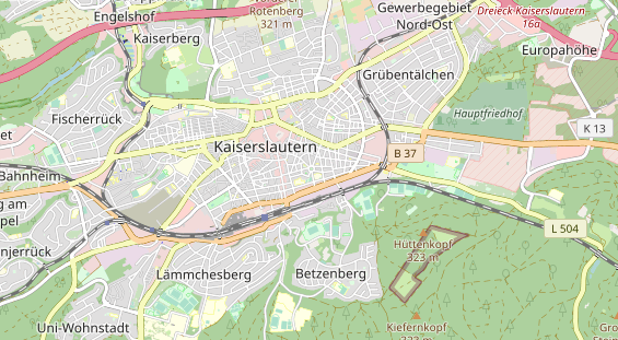 Monteurzimmer auf Karte