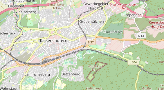 Monteurzimmer auf Karte