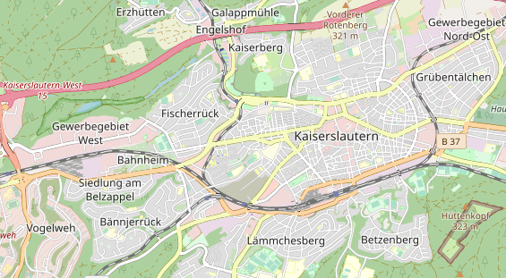 Monteurzimmer auf Karte