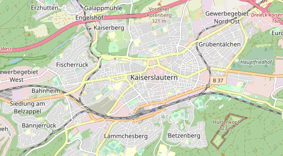 Monteurzimmer auf Karte