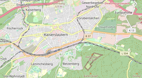 Monteurzimmer auf Karte