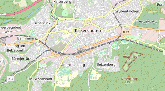 Monteurzimmer auf Karte