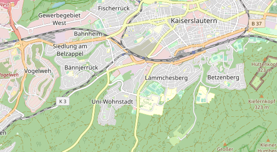 Monteurzimmer auf Karte