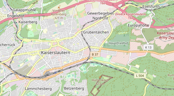 Monteurzimmer auf Karte