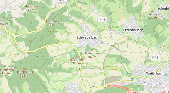 Monteurzimmer auf Karte