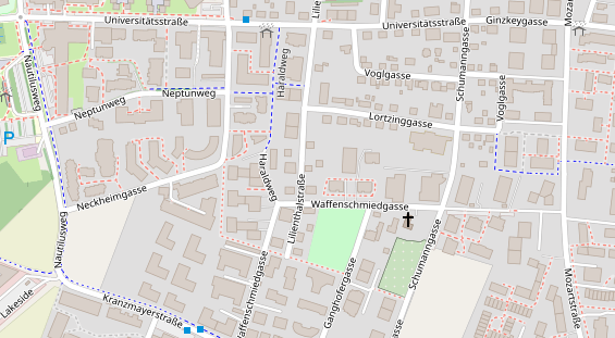 Monteurzimmer auf Satellitenbild