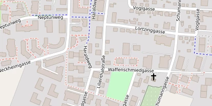 Monteurzimmer auf Satellitenbild