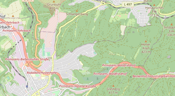 Monteurzimmer auf Karte