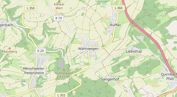 Monteurzimmer auf Karte