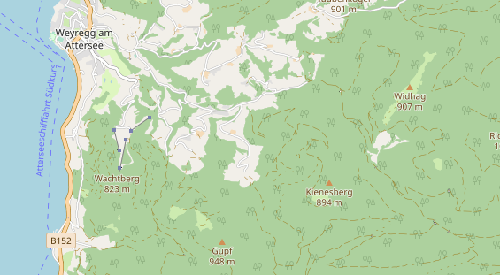 Monteurzimmer auf Karte