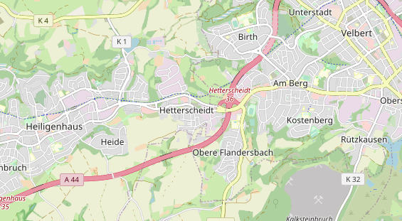 Monteurzimmer auf Karte