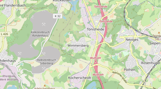 Monteurzimmer auf Karte