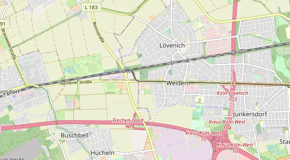 Monteurzimmer auf Karte