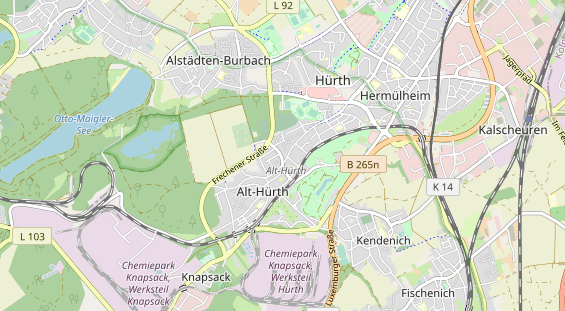 Monteurzimmer auf Karte