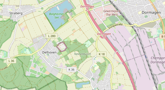 Monteurzimmer auf Karte